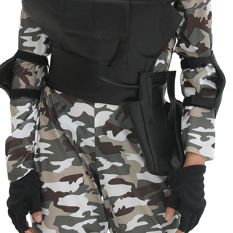 SWAT Commander Kids Military Police Costume Full Set- Perfect for Book Week