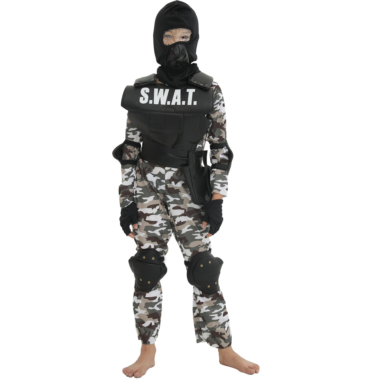 SWAT Commander Kids Military Police Costume Full Set- Perfect for Book Week