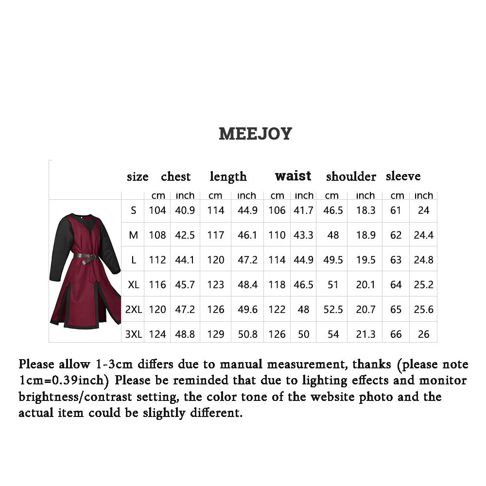 Medieval Fayre Warrior Costume: Men's Templar Tunic for LARP and Renaissance Faire Cosplay