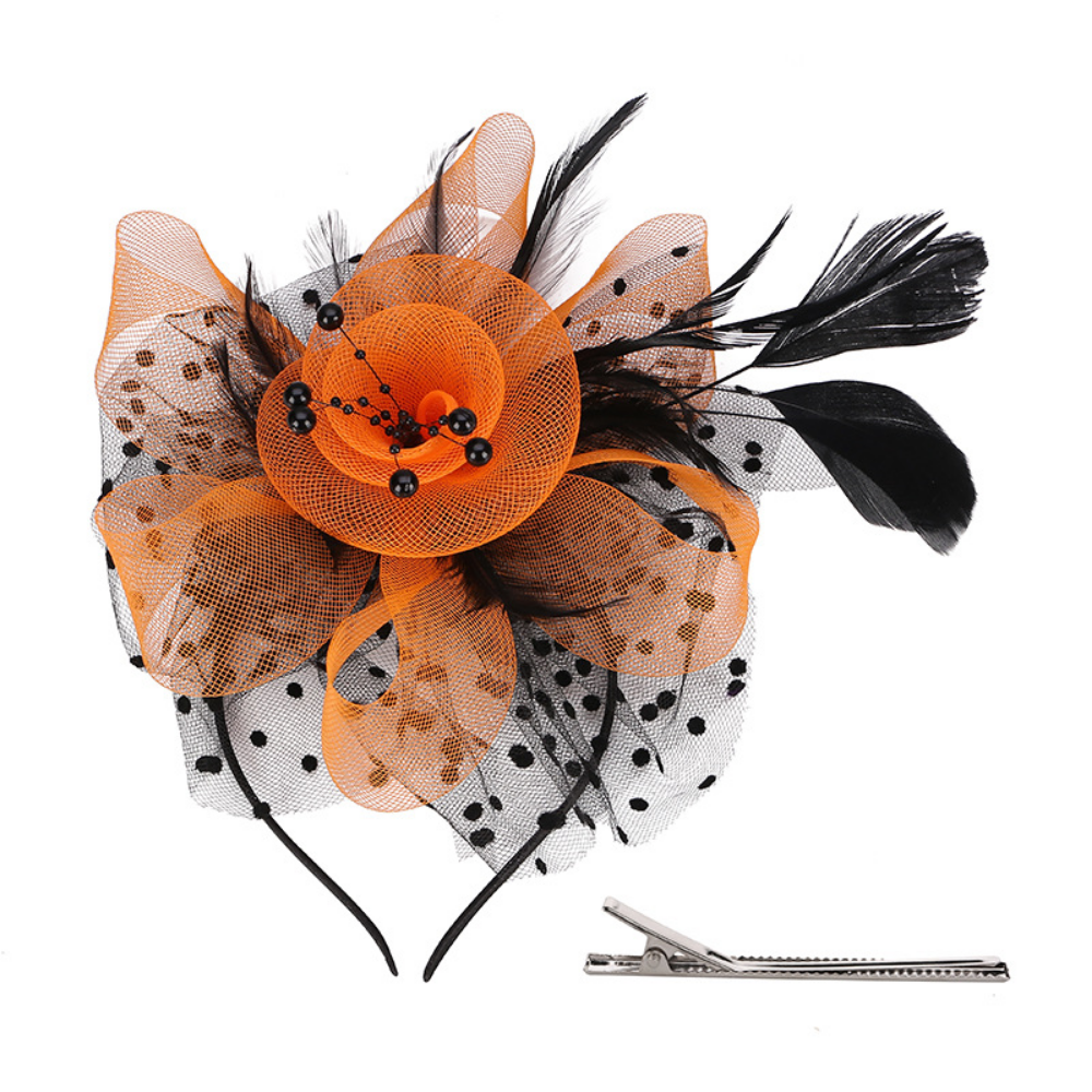 Vintage Feather Fascinator Headpiece