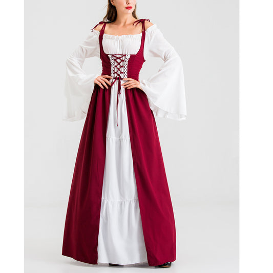 Medieval Irish Vintage Dress Greek Goddess Court Princess Queen Costume