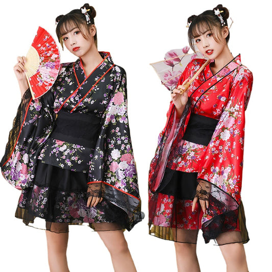 Improved Performance Japanese Kimono set for Cosplay and Anime Fans
