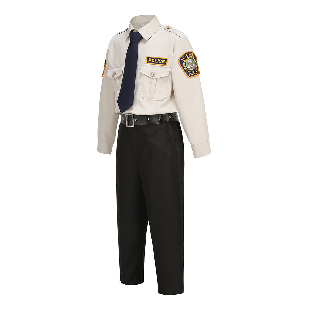 Children's Police Cosplay Carnival Sheriff  Uniform Costumes for Kid