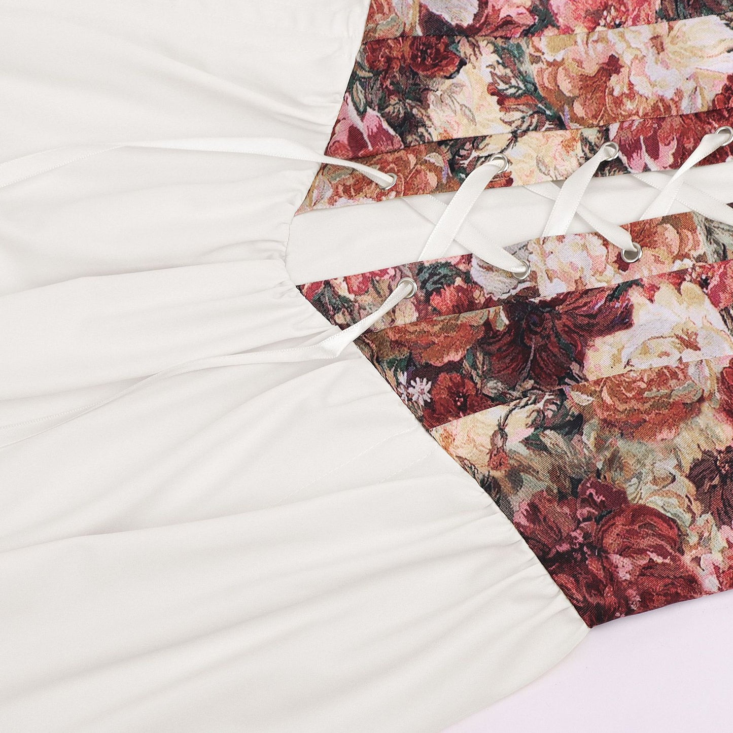 Women's Renaissance Floral Corset Dress – Ren Faire Costume