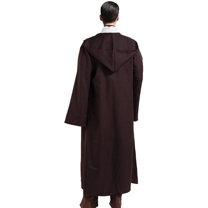 Mens and Kids Skywalker Cape Cloak Robe Cosplay Costume