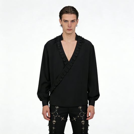 Vampire Renaissance Victorian steampunk ruffled medieval Halloween costume