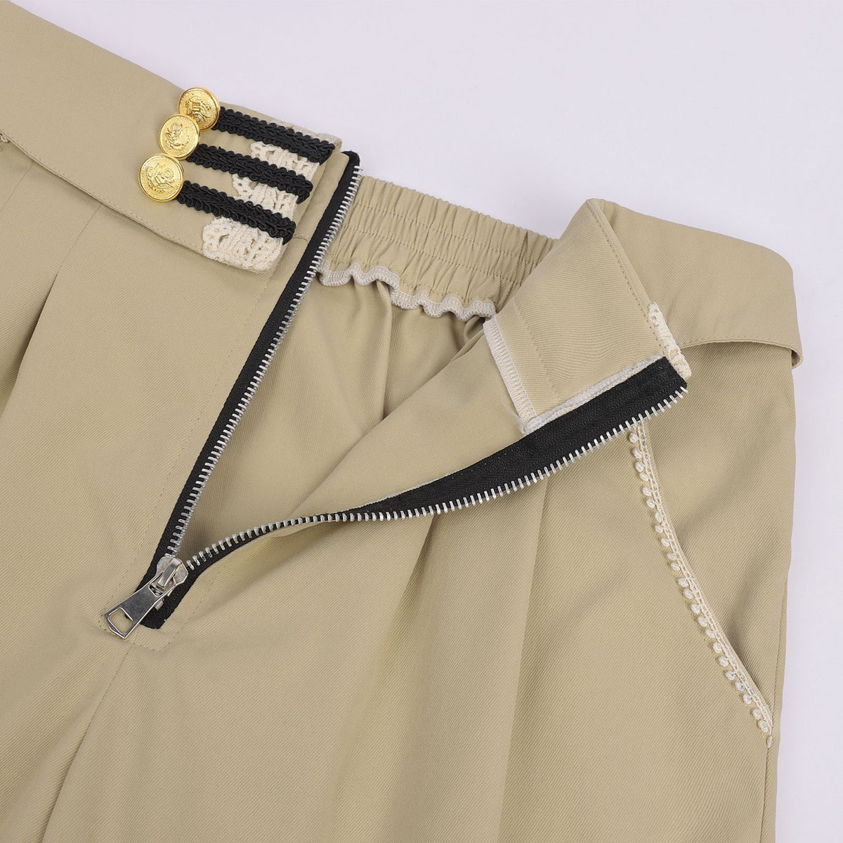 Men's Renaissance High-Waist Trousers – Victorian Steampunk Costume Pants