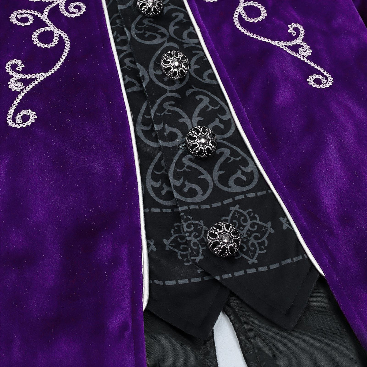 Boys Victorian Embroidered Tailcoat – Medieval Prince Costume