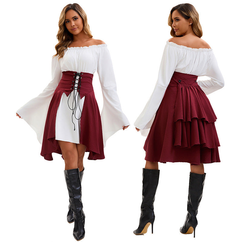 Women's Medieval Renaissance Long Skirt – Ren Faire LARP Costume