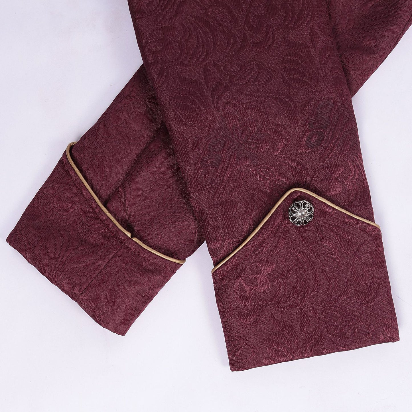 Men's Victorian Floral Tailcoat – Steampunk Gothic Costume Jacket