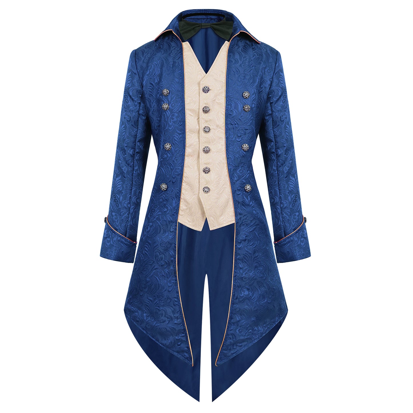 Men's Victorian Floral Tailcoat – Steampunk Gothic Costume Jacket
