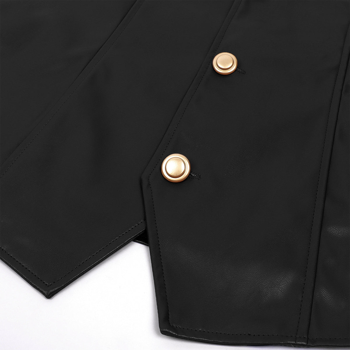 Men's Medieval Faux Leather Vest – Viking Pirate Waistcoat
