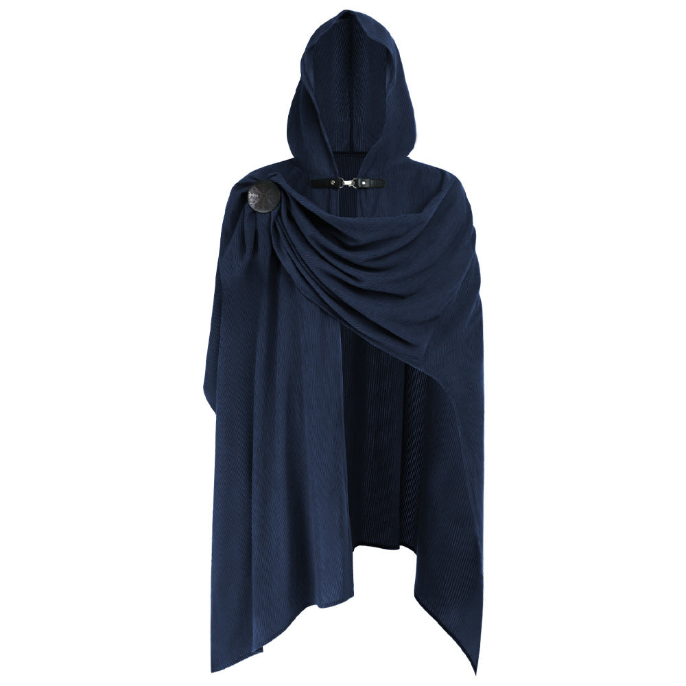 Adult Medieval Corduroy Hooded Cloak – 150CM
