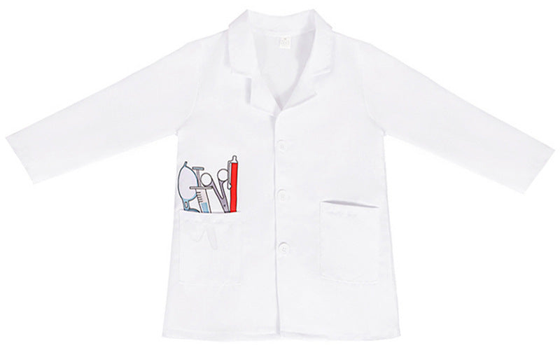 Kids Doctor Surgeon Nurse Costume Child Book Week Fancy Dress Halloween Outfit