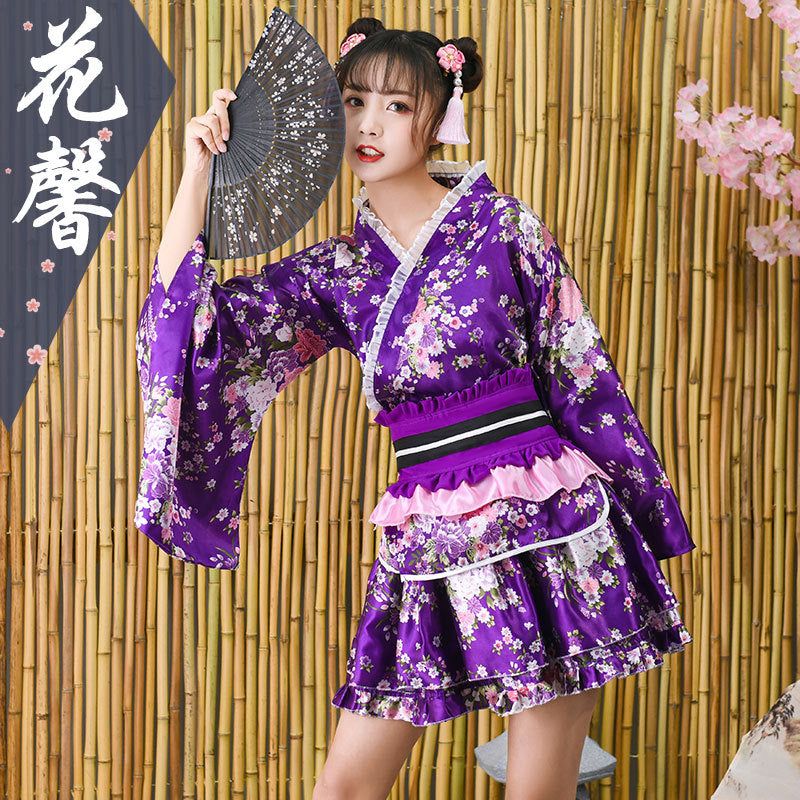 Japanese Style Imperial Sister Cosplay Anime Costume Kimono Pajamas