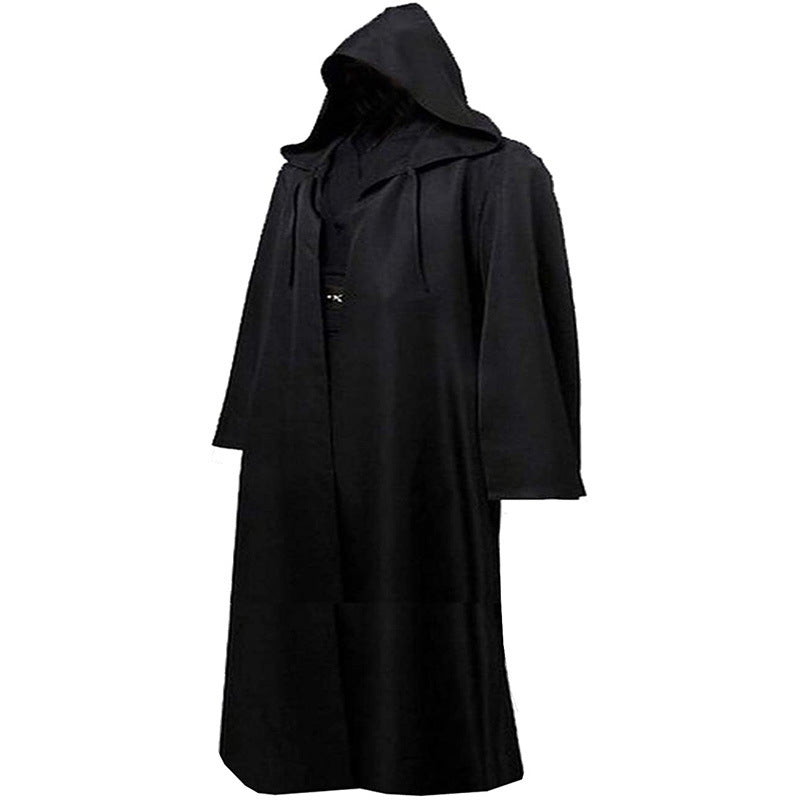 Mens and Kids Skywalker Cape Cloak Robe Cosplay Costume