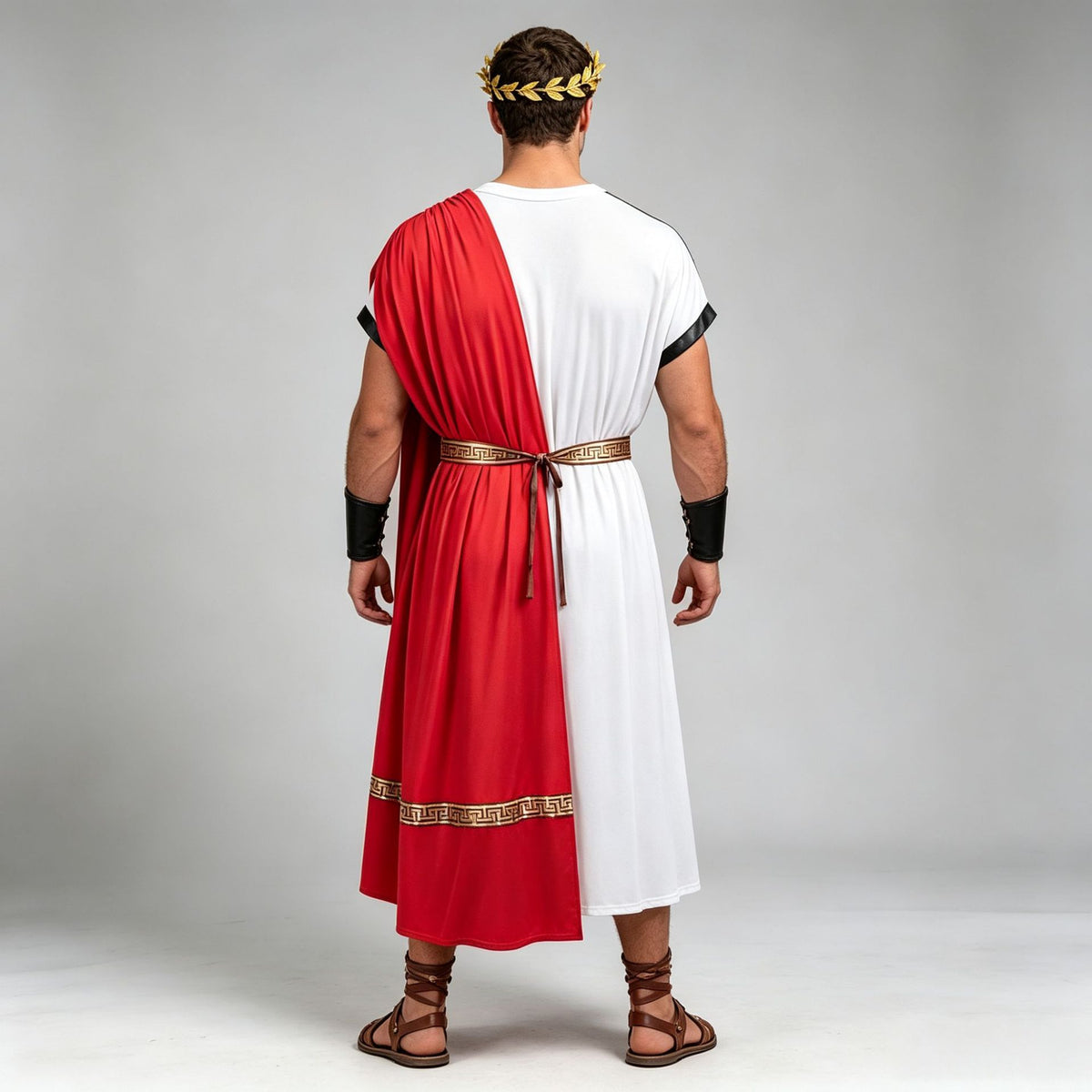 Men's Roman Toga Costume Set – Greek God & Caesar Outfit