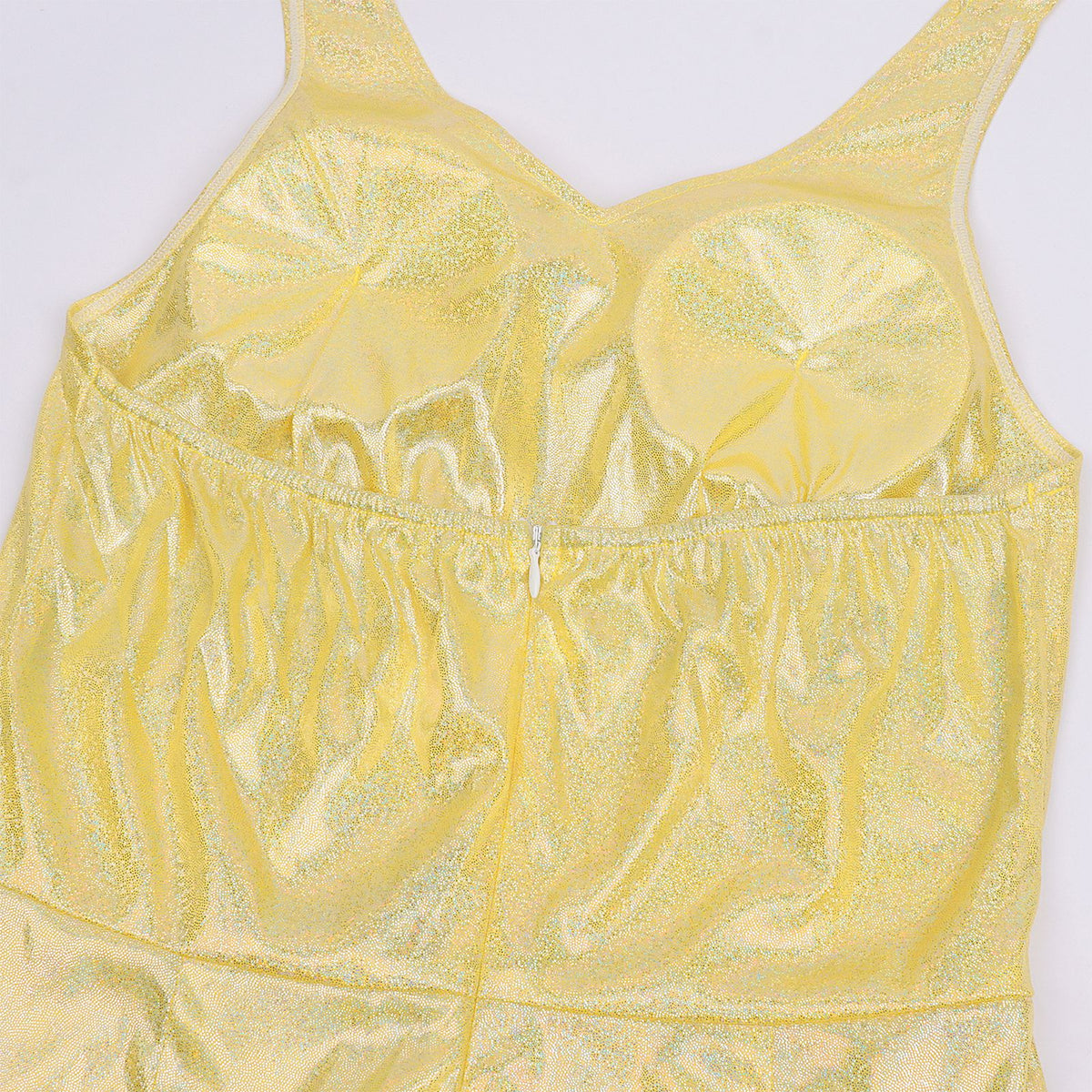 Women's 70s Disco Metallic Flared Jumpsuit – Retro Costume