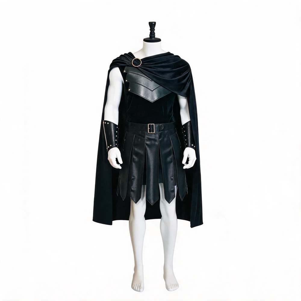 Men's Medieval Warrior Costume Set – Knight Spartan Gladiator Outfit