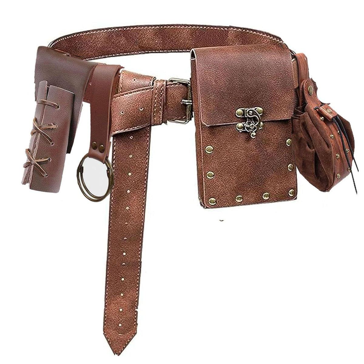 Medieval Renaissance Utility Belt & Pouch Accessories