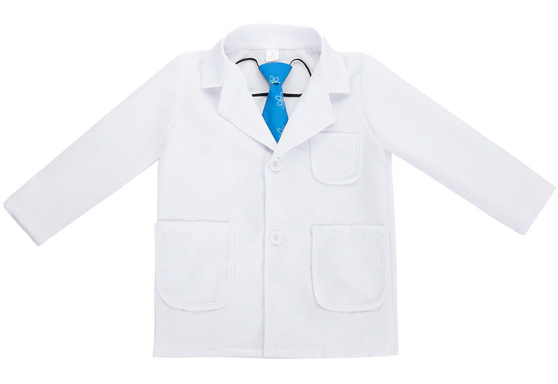 Child Physicist Costume Einstein Cosplay Lab Coat Wig Tie Fancy Dress