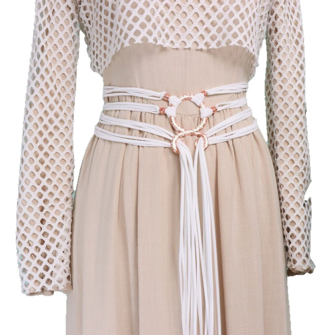 Womens Medieval Renaissance Belt Viking Dress Waist Sash Faux Leather
