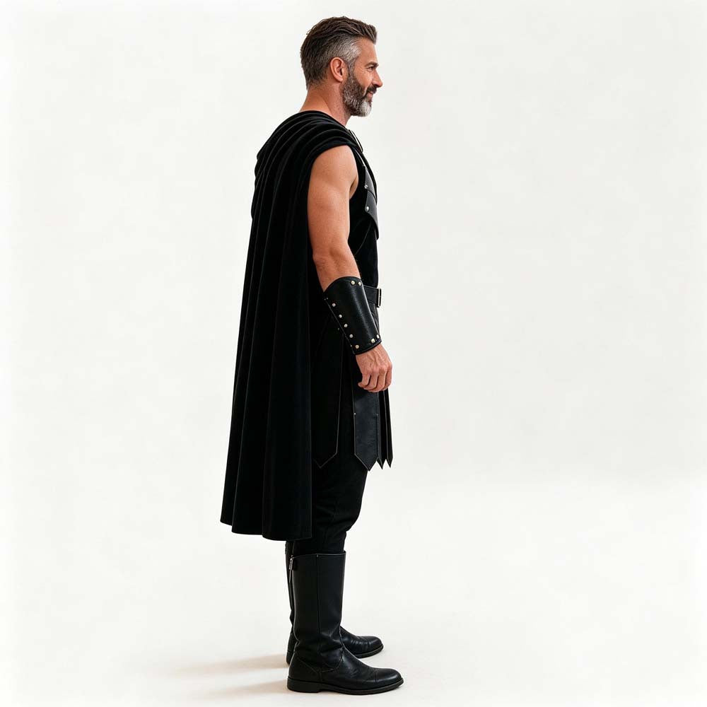 Men's Medieval Warrior Costume Set – Knight Spartan Gladiator Outfit