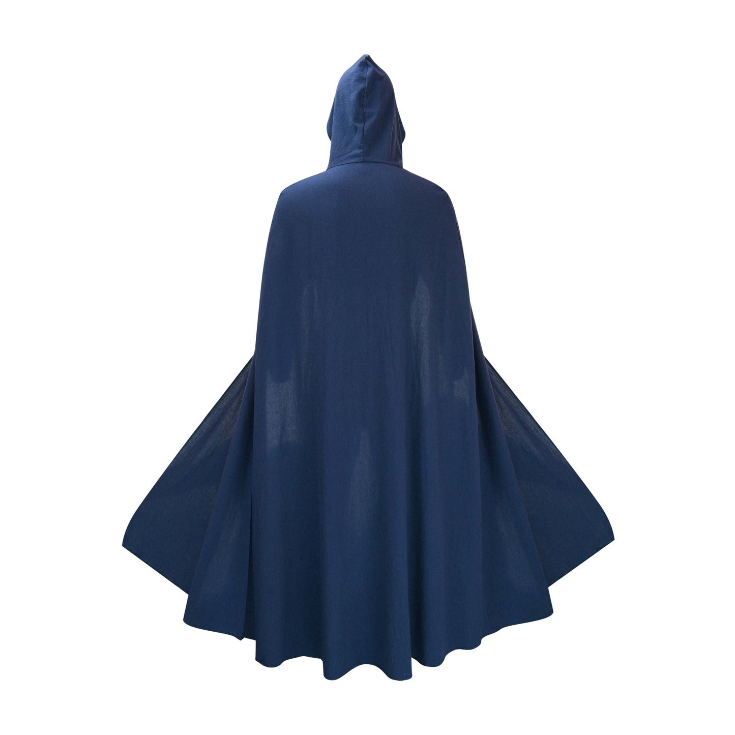 Medieval Linen Hooded Cloak Ranger Cape Viking Renaissance LARP Costume