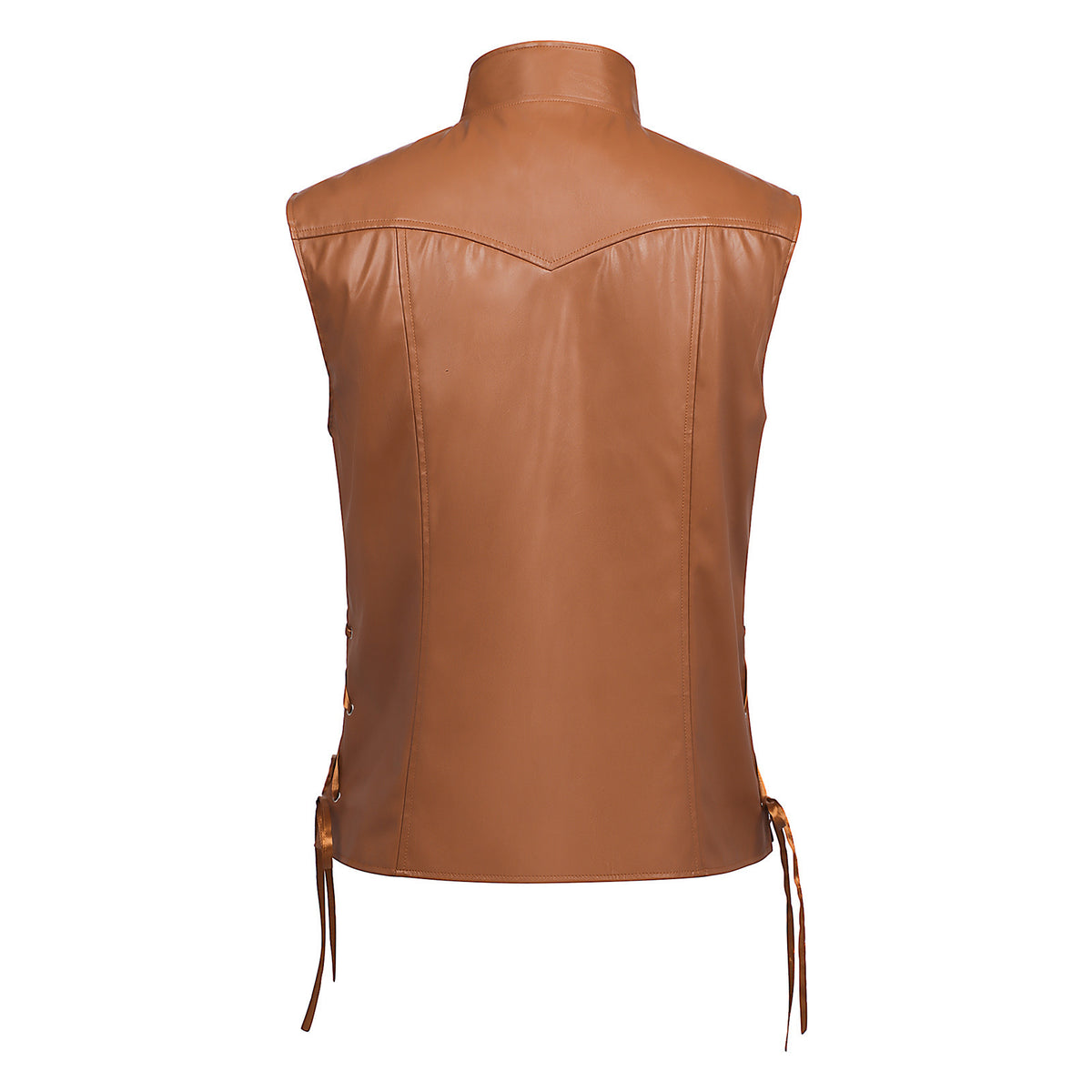 Men's Medieval Faux Leather Vest – Viking Pirate Waistcoat