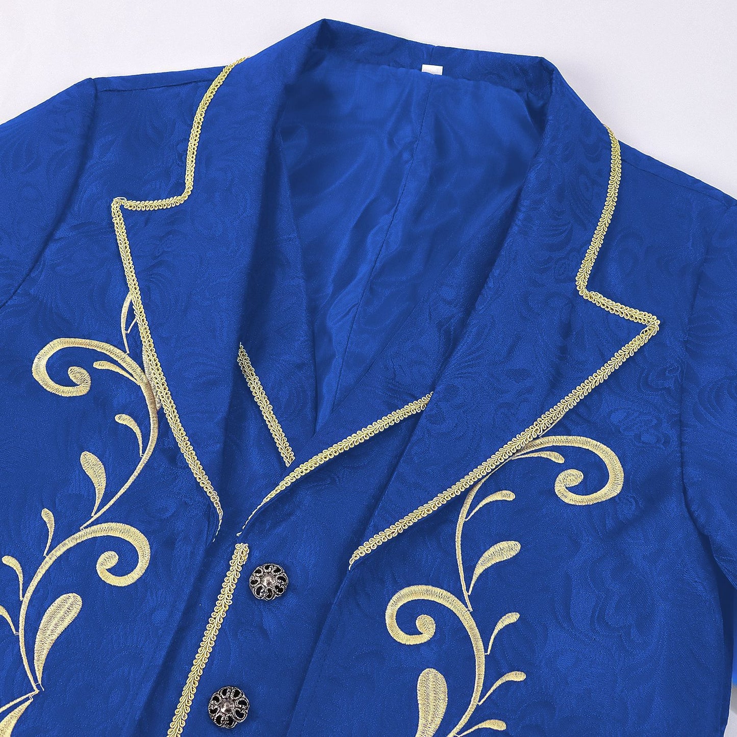 Men's Victorian Prince Long Coat Gothic Baroque Renaissance Cosplay Costume