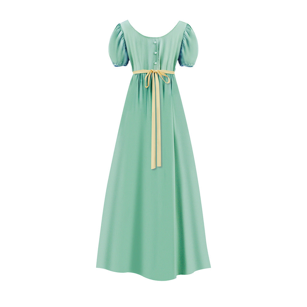 Women's Regency Empire Waist Dress – Jane Austen Period Costume