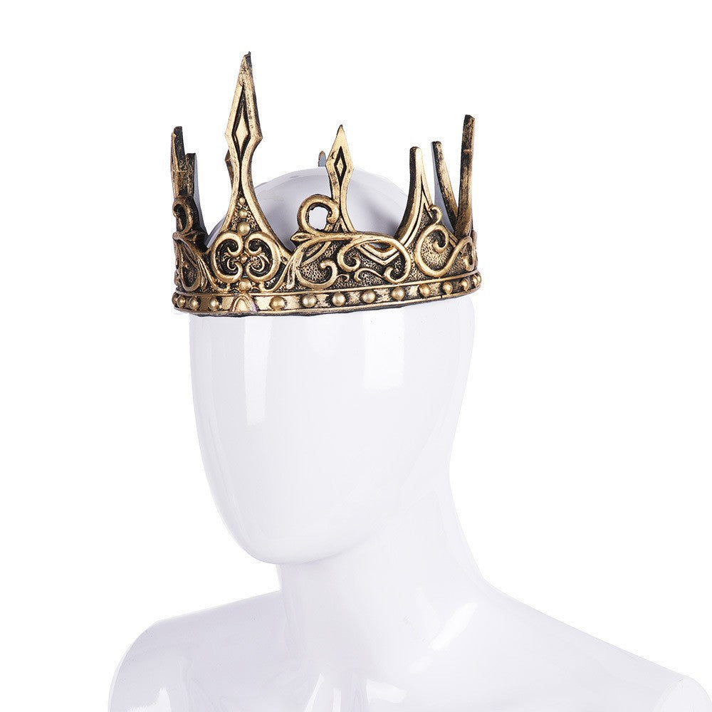 Rule the Realm with Our Medieval COSPLAY Retro Foam King Crown: Majestic and Regal Accessory