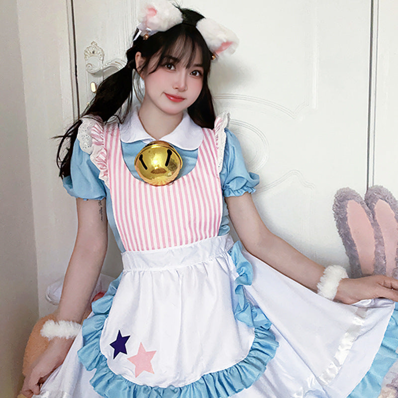 Japanese Sexy Cat Bell Maid Outfit - Cosplay Anime Cute Lolita Dress