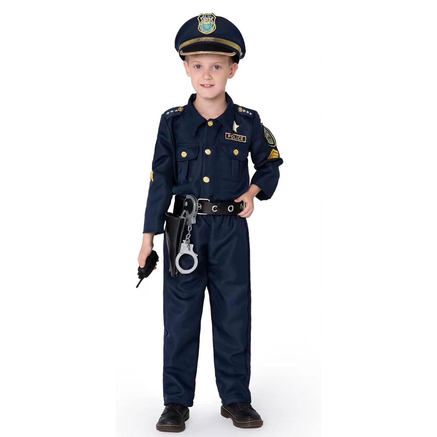 Kids Police Suit  for Book Week Halloween Makeup Party Cosplay