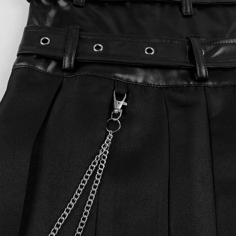 Dark Rock Ashes Series - Gothic Half-Skirt for Men