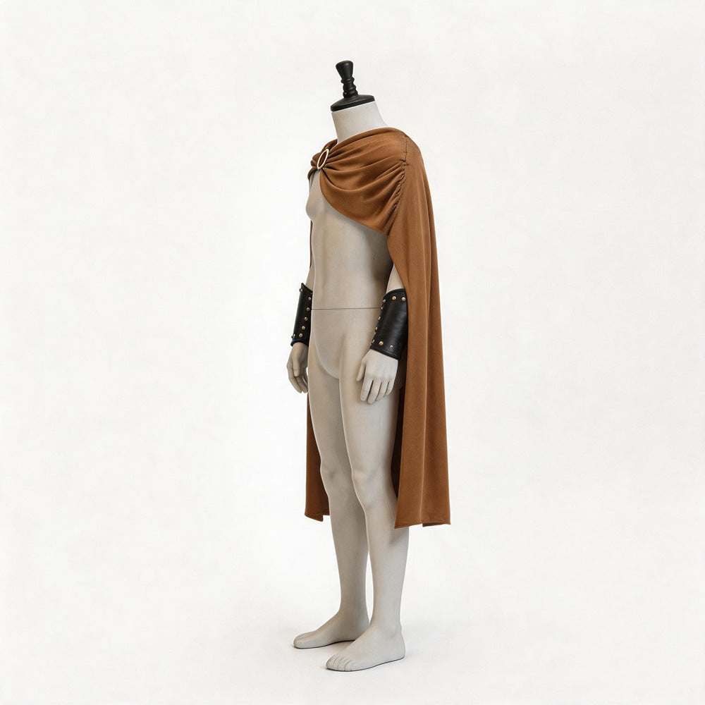 Ancient Roman Knight Cape Spartan Gladiator Warrior Cloak LARP Cosplay Costume