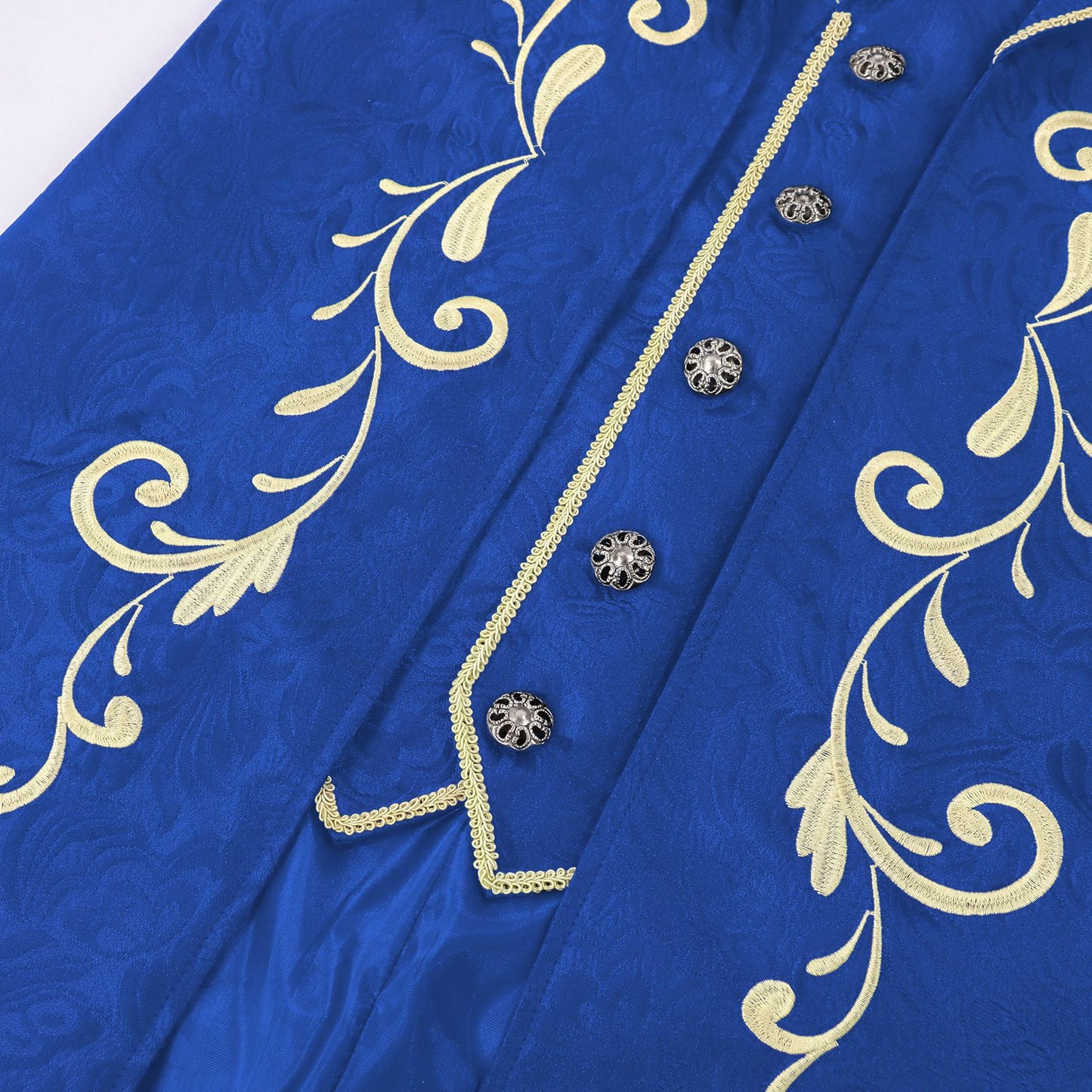 Men's Victorian Prince Long Coat Gothic Baroque Renaissance Cosplay Costume