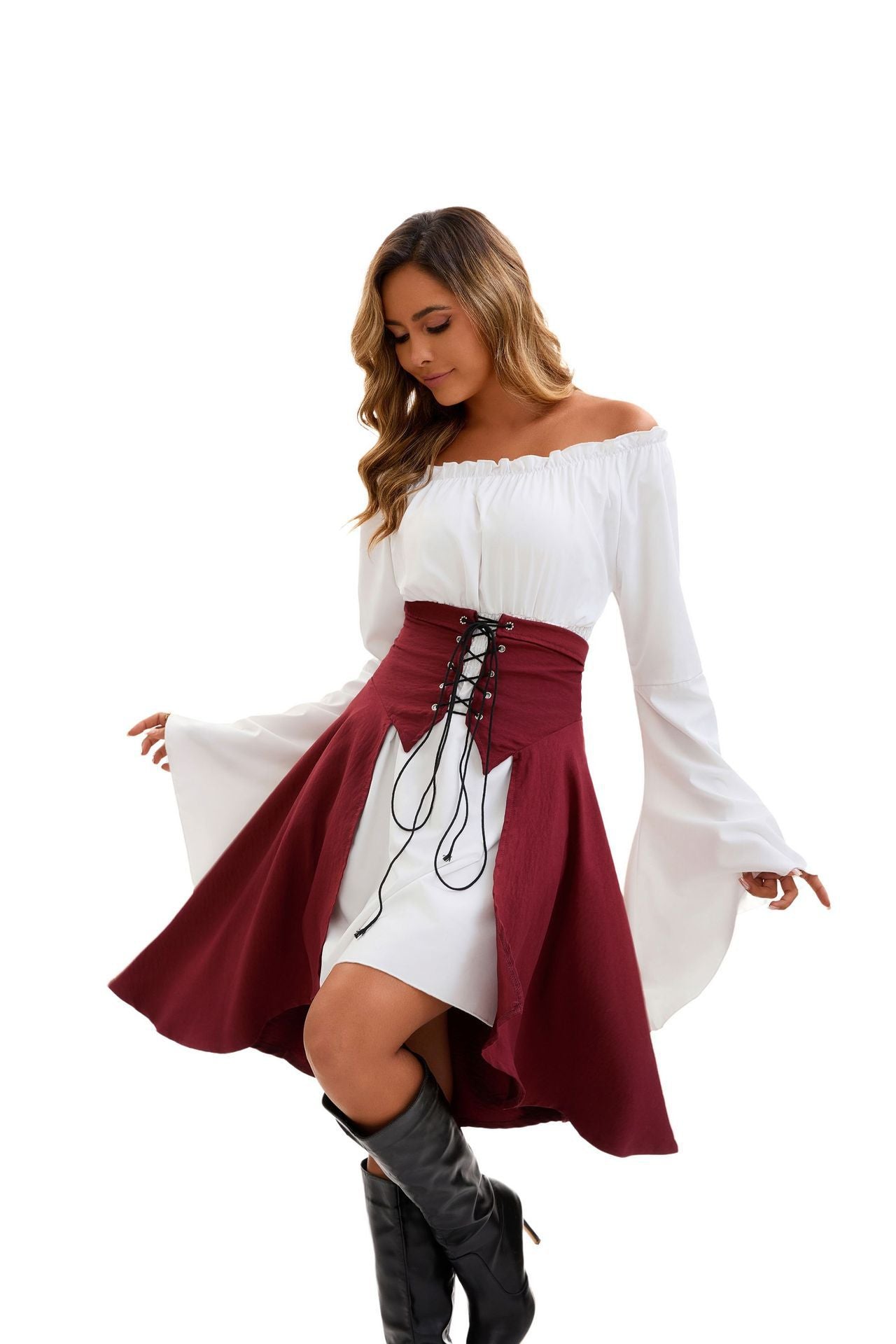 Women's Medieval Renaissance Long Skirt – Ren Faire LARP Costume