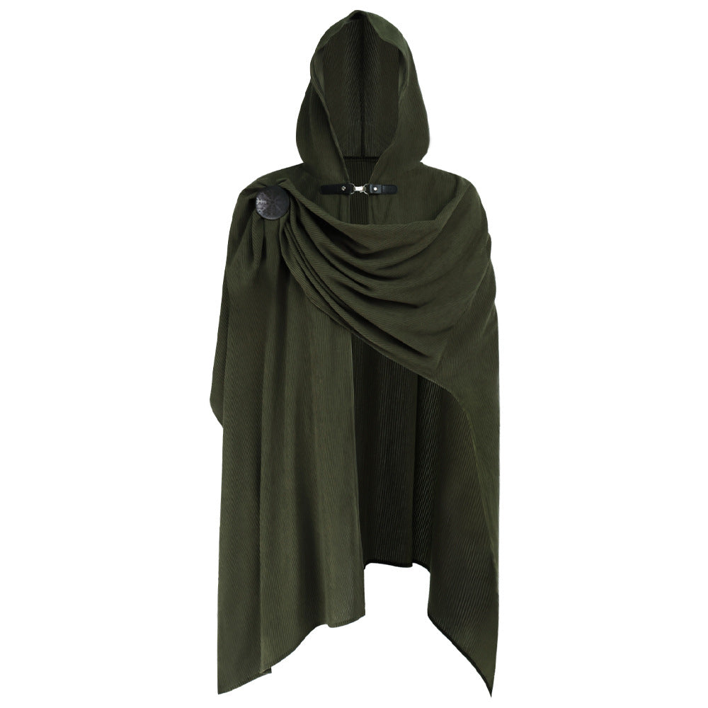 Adult Medieval Corduroy Hooded Cloak – 150CM