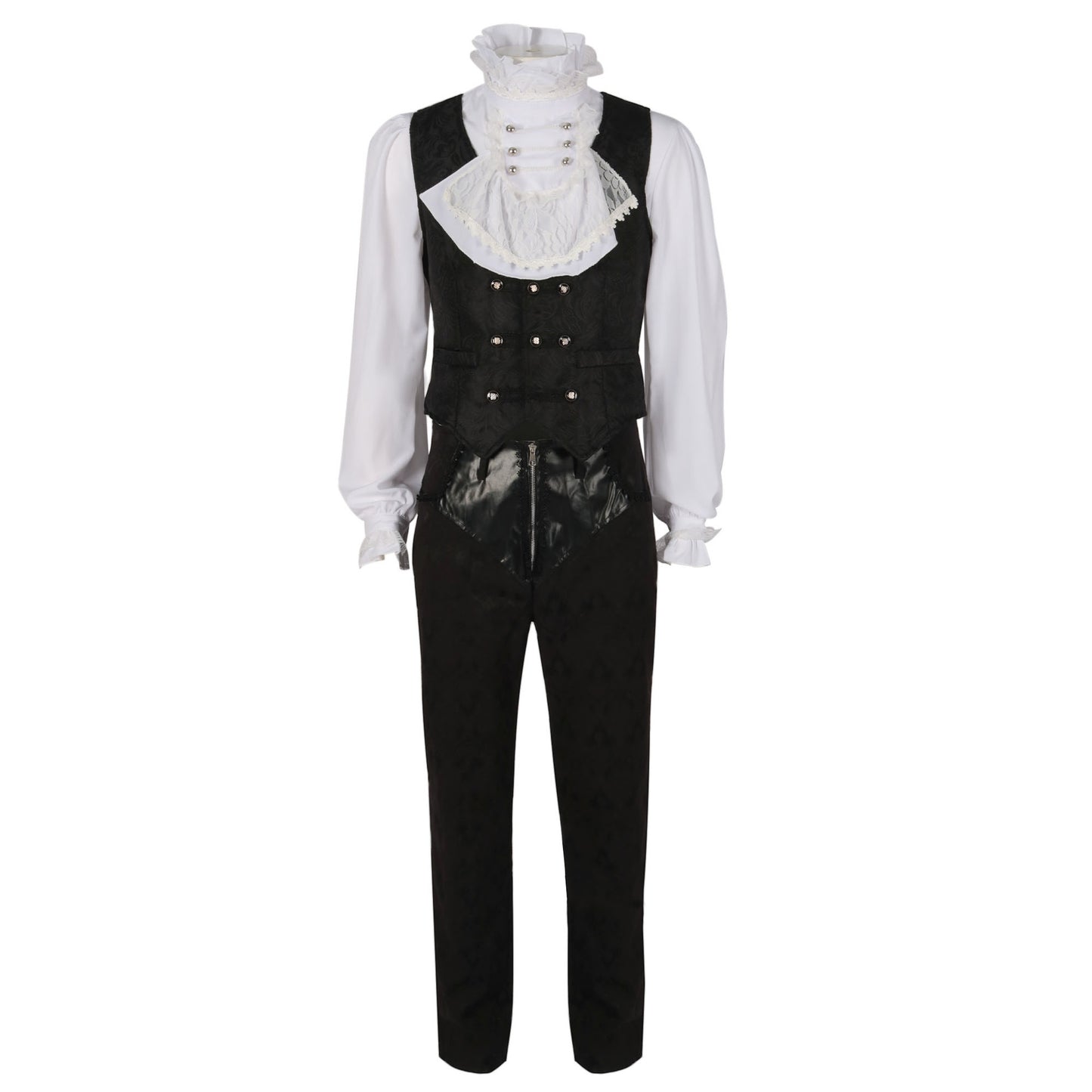 Vintage Nobleman Men's Suit - Solid Color Stylish Steampunk Men's Uniform