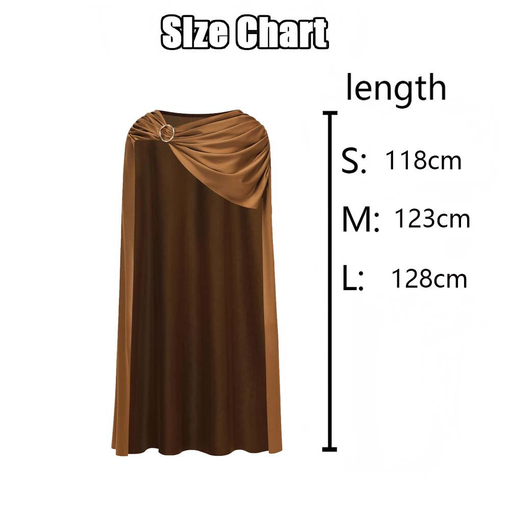 Ancient Roman Knight Cape Spartan Gladiator Warrior Cloak LARP Cosplay Costume