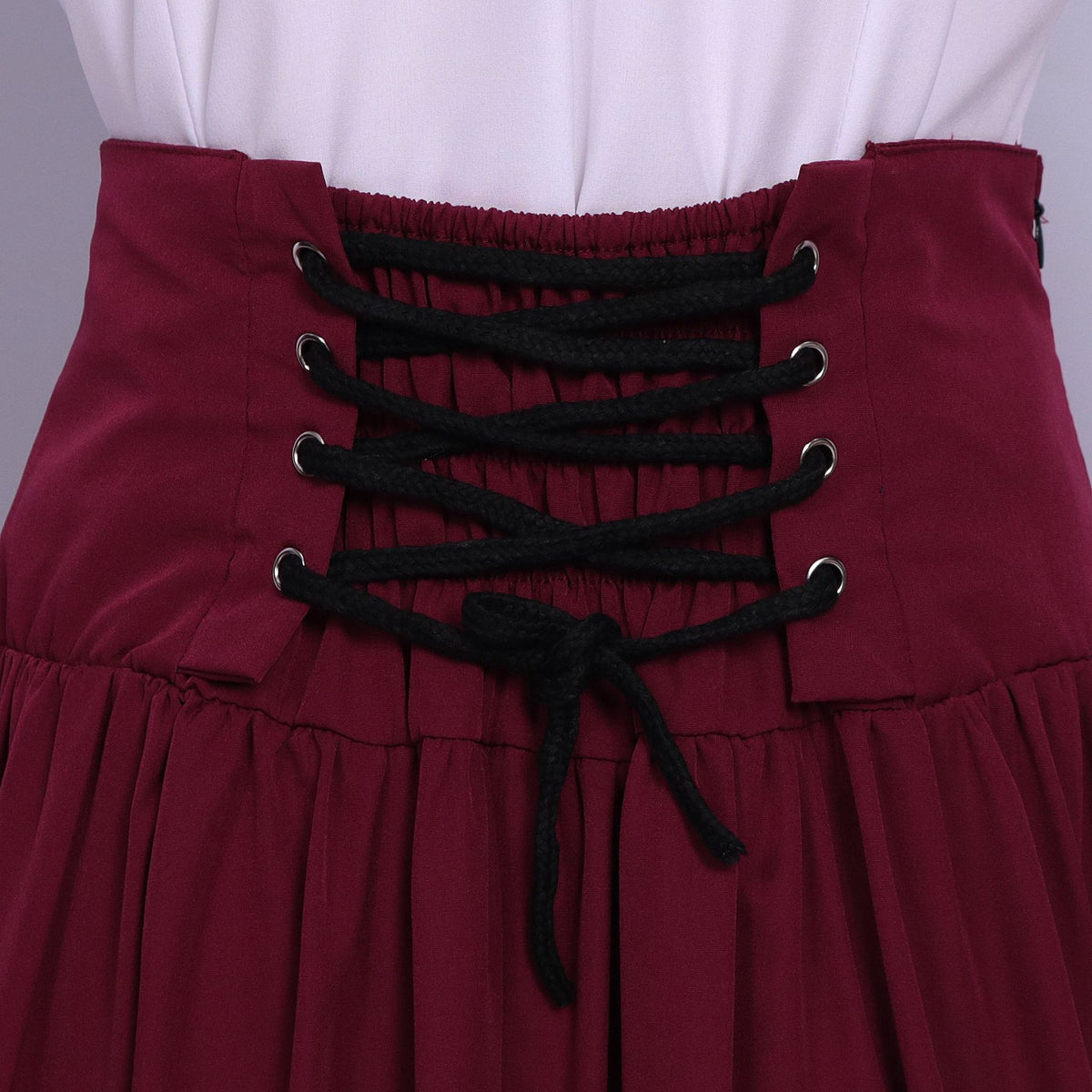 Victorian Ruffle Blouse & High Waist Long Skirt – Renaissance Costume Separates