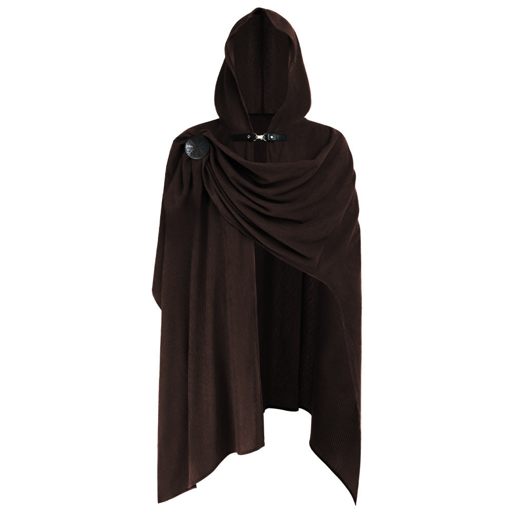 Adult Medieval Corduroy Hooded Cloak – 150CM