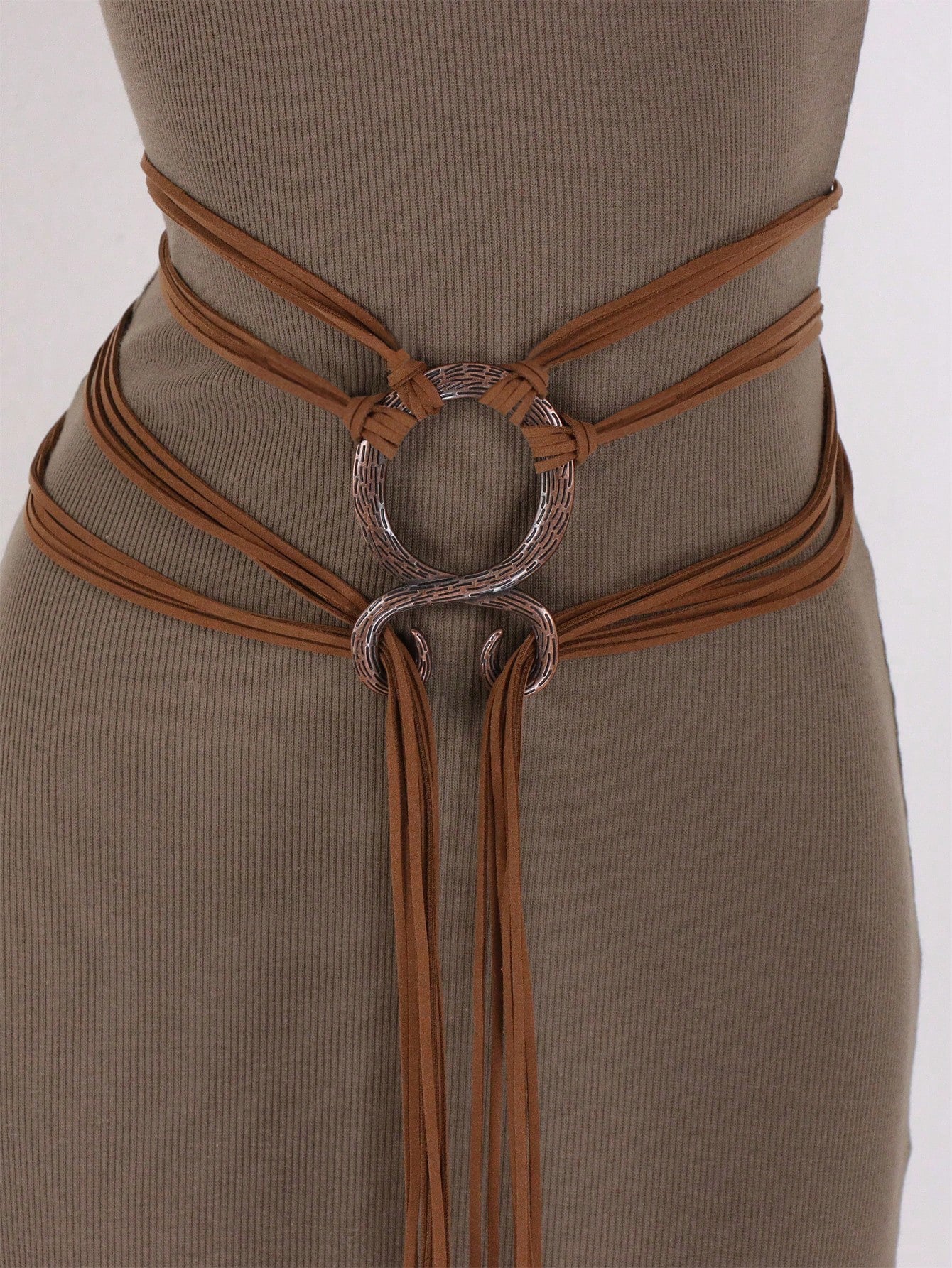 Womens Medieval Renaissance Belt Viking Dress Waist Sash Faux Leather