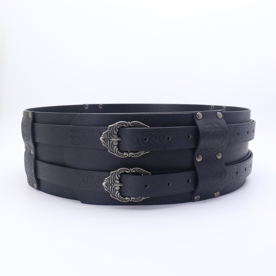 MEEJOY medieval Viking wide costume belt