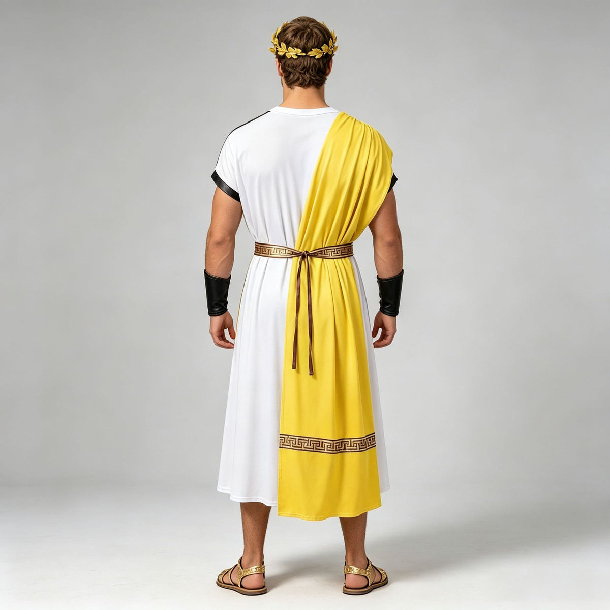Men's Roman Toga Costume Set – Greek God & Caesar Outfit