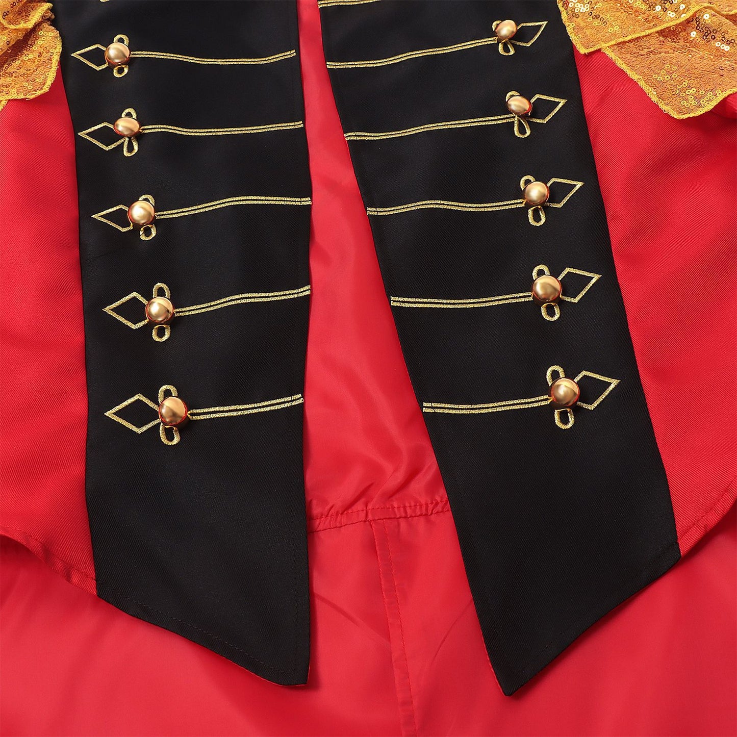 Mens Ringmaster Jacket Medieval Prince Circus Stage Costume Coat