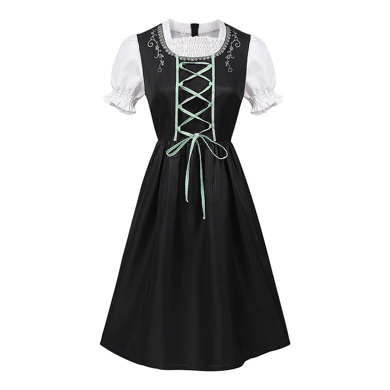 Oktoberfest Bavarian Traditional Beer Maid Costume Women's Dress