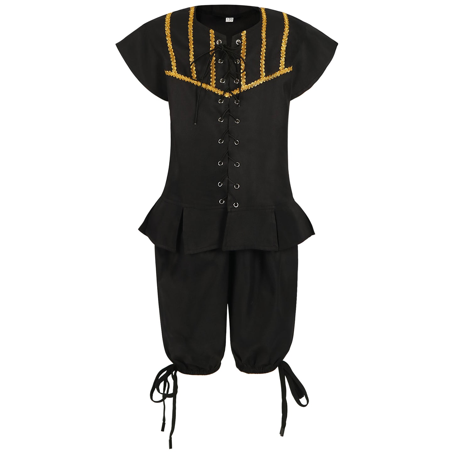 Halloween Children's Costume Medieval Pirate Cos Costume Renaissance Steampunk Stage Show Set