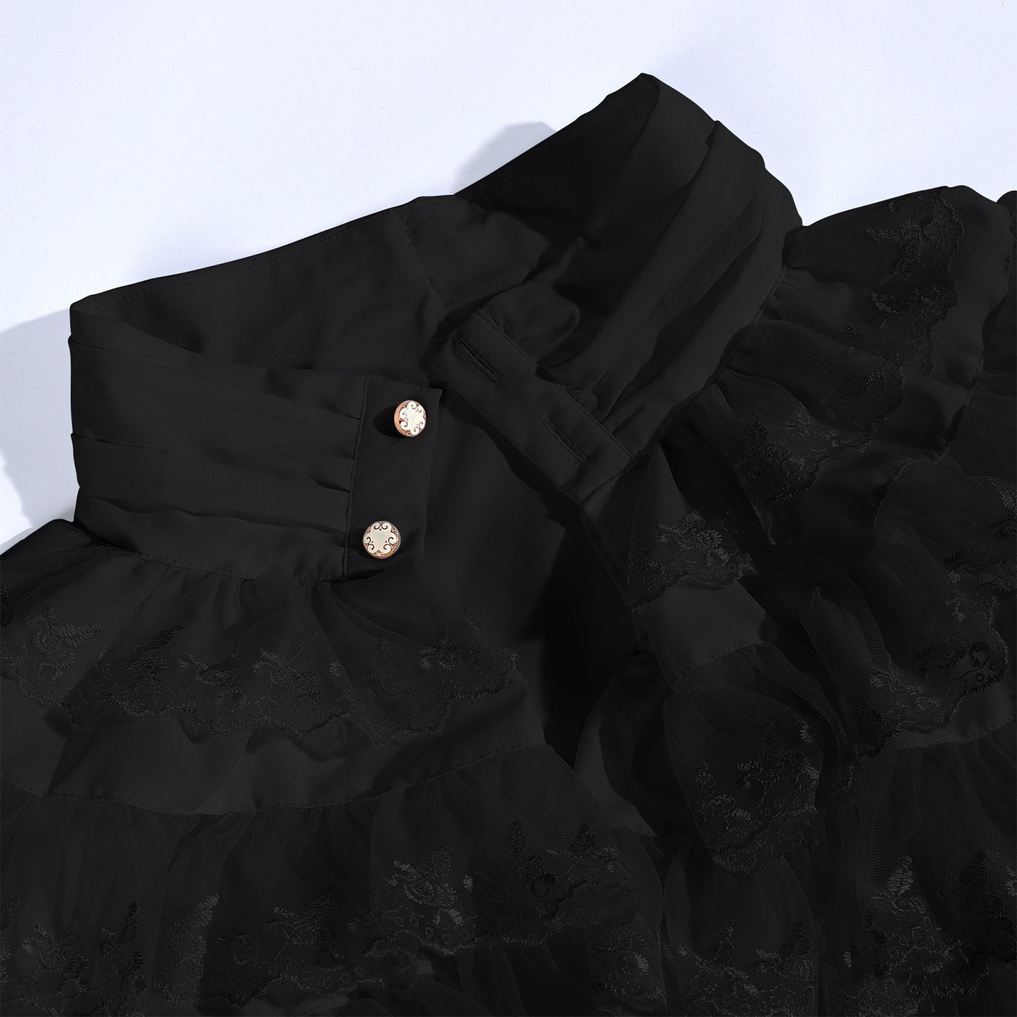 Men's Gothic Layered Ruffle Shirt – Victorian Vampire Costume